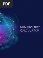 N Umerology C Alculator