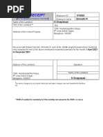 HRA Slip 2021