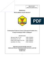 Pengabdian Masyarakat - Pendampingan Pembuatan Laporan Uji Kompetensi Keahlian Siswa Geologi Pertambangan SMKN 1 Balikpapan