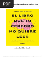 Descargar Libro Gratis El Libro Que Tu Cerebro No Quiere Leer (PDF EPub Mobi) Por David Del Rosario