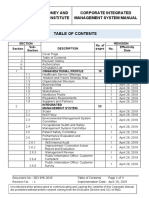 Corporate Integrated Management System Manual 2019