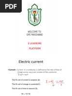 Electric Current and Its Effects PPT 1