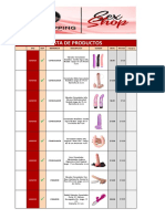 Lista de Precios Sexshop Masshoping