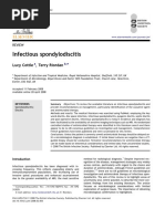 Infectious Spondylodiscitis