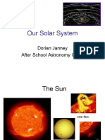 Our Solar System: Dorian Janney After School Astronomy Clubs