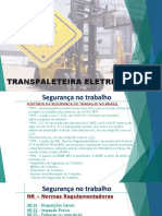 Treinamento NR 11 - Transpaleteira Caoa 2021 - Pop Novo