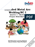 Q1 TLE Shielded Metal Arc Welding (SMAW) NC I Module 1