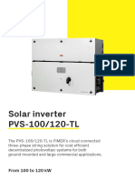 Solar Inverter PVS-100/120-TL: From 100 To 120 KW