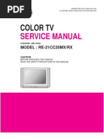 Color TV: Service Manual