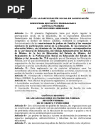 REGLAMENTO Modf DE LA PARTICIPACIÓN SOCIAL EN LA EDUCACIÓN