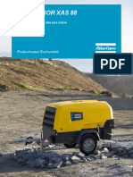 Ficha Tecnica Compresor Atlas Copco Xas88 2021