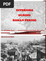 Interiors During Roman Period: History of Interior Design - I