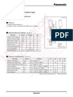 En An Ce / Co Nti Nu Ed: Silicon NPN Epitaxial Planer Type