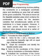 Graphical Linear Programming