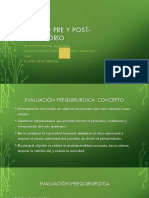 Clase 1 - Manejo Pre y Post - Operatorio