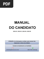 Manual Do Candidato: 0800 818 0001 (Whatsapp)