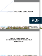 Environmental Dimension