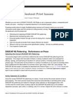 How To Troubleshoot Print Issues: DIGICAP NX Patterning: Performance On Press