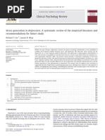 Stress Generation in Depression