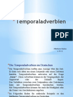 Temporal Adverb I en