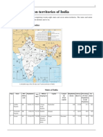 States and Union Territories of India