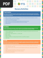 Sensory Activities: Proprioception