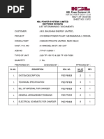 REF - NO.PSE/P 2603-1 List: HBL Power Systems LTD