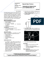 Hoja de Datos Técnicos Trabador de Pernos Rojo Alta Temperatura 272
