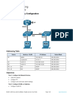 Lab - Switch Security Configuration: Topology