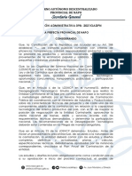 Resolucion - Adm - 098-2021 - Aprobación Del Estudio de Desagregación Tecnológica