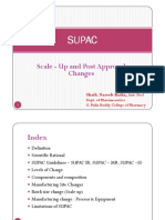 Naseeb Scale - Up and Post Approval Changes