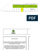 Matriz de Identificacion de Peligros y Valoracion de Riesgos