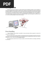 Exceptions: Error-Handling