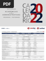 Calendario Academico 2022