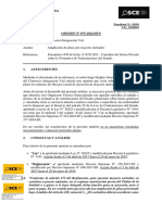 Opinión 075-2021 - Ampliac. de Plazo Por Mayores Metrados