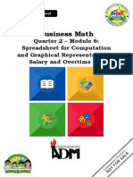 BusinessMath Q2 Mod6 Spreadsheet For Computation and Graphical Representation of Salary and Overtime Pay