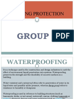 Waterproofing