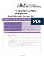 Management and Communication For Business (MCB) - II 2021