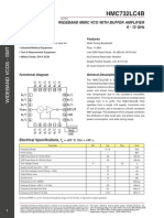 Hmc732Lc4B: Wideband Mmic Vco With Buffer Amplifier 6 - 12 GHZ