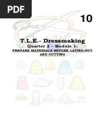 T.L.E.-Dressmaking: Quarter 2 - Module 1