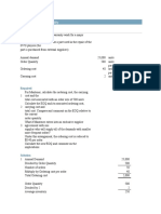 Economic Order Quantity: Information