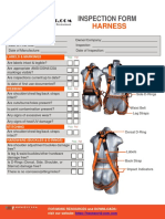 Harness Inspection Form