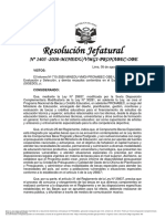 RJ N.º 1405-2020 Aprobar La Primera Relación de Becarios