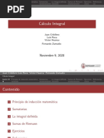 C Alculo Integral: Noviembre 9, 2020