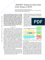 A Cloud-Based SDN/NFV Testbed For End-to-End Network Slicing in 4G/5G