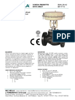 Scheda Prodotto Data Sheet: Globe Valves Series L20-A2