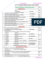 10th English Previous Year Question Papers Analysis