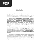 Informe de Masa - IV Humidificación Adiabática.