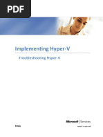 I05 HyperV TShoot