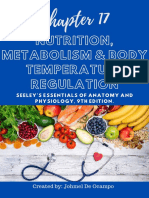 Anatomy & Physiology (Chapter 17 - Nutrition, Metabolism, & Body Temperature Regulation)